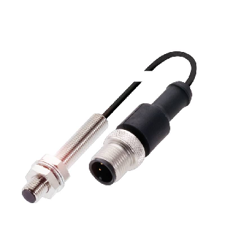 DPI M08 PNP NO P2mm noyé lg50mm Laiton 12-30Vdc / M12 4P+C0.2m-Lire la description