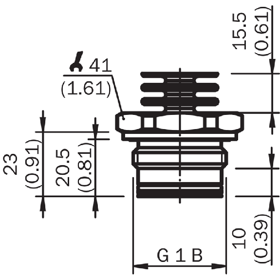 Capteur de pression 0 .. 0,1 bar, 4-20mA, G 1 B noyable joint Capteur de pression 0 .. 0,1 bar, 4-20mA, G 1 B noyable joint-Lire la description