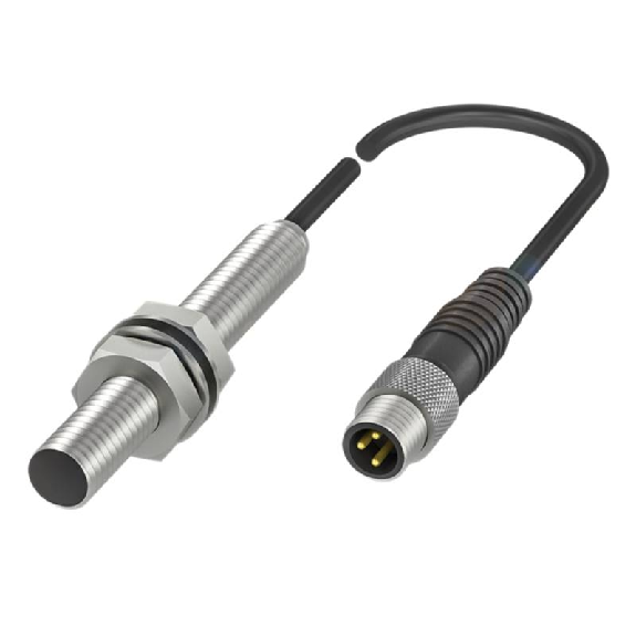DPI M08 PNP NO P4mm quasi noyé lg60mm Laiton 10-30Vdc / M08 3P+C0.3m-Lire la description