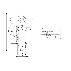 DPI Rect. PNP NO+NF P40mm non noyé 40x40x132.5mm PBT / M12 4P