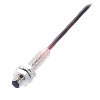 DPI M08 2 fils DC NO P2mm noyé lg40mm Laiton 10-36Vdc / Câble 2m PVC