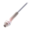 DPI HT M08 PNP NO P2mm noyé lg55,5mm -25/+120°C Inox / Câble 10m PTFE