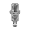 DPI M18 NPN NO P8mm quasi-noyé lg60(45)mm Laiton 5-36Vdc F1 / M12 4P