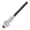 DPI HT M05 PNP NO P0,5mm noyé lg27mm Inox +120 °C / Câble 2m Silicone
