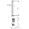 DPI D6,5 PNP NO P2mm noyé lg50mm 10-30Vdc / M08 3P+C0.2m