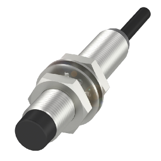 DPI M12 PNP NF P4mm non noyé lg63(54,5)mm Inox / Câble 5m PVC-Lire la description