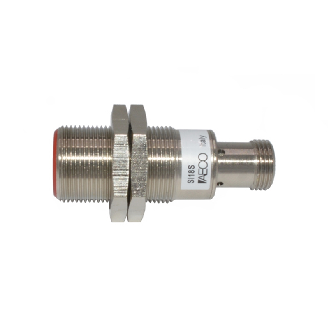 DPI M18 PNP NF P5mm noyé lg50(28)mm Laiton 10-30Vdc / M12 4P-Lire la description