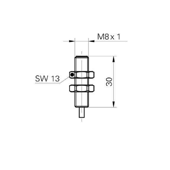 DPI HT M08 PNP NF P2mm noyé lg30mm 12-30Vdc +100°C / Câble 1m FEP DPI HT M08 PNP NF P2mm noyé lg30mm 12-30Vdc +100°C / Câble 1m FEP-Lire la description