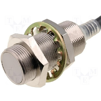 DPI M18 2 fils DC NO P7mm noyé lg43(38)mm Laiton 10-30Vdc / Câble 2m-Lire la description