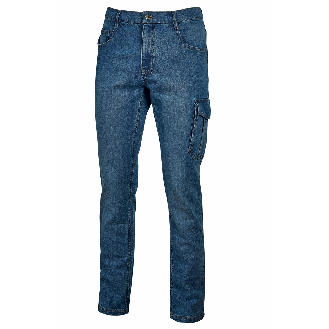 U-Power - Pantalon de travail jean bleu Stretch et Slim JAM-Lire la description