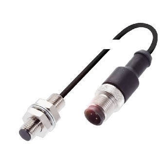 DPI M08 PNP NO P1,5mm noyé lg30mm Inox 10-30Vdc / M12 4P+C2m-Lire la description