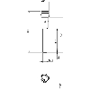 DPI D04 NPN NF P0,8mm noyé 38,4mm Inox 10-30Vdc M08 3P
