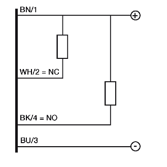 DPC M30 NPN NO+NF P2-16mm noyé Plast. 10-40Vdc Câble 2m PVC-Lire la description