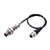 DPI M12 PNP NO P6mm noyé IO-Link COM3 69mm Laiton M12 4P+C0.3m