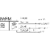 DPI Rect. ANA 4-20mA/0-10Vdc P0-4mm 12x12x60mm 15-30Vdc / M08 4P
