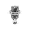 DPI M18 NPN NF P12mm noyé lg45(30)mm Laiton 6-36Vdc / M12 4P