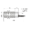 DPC M30 2 fils AC NO/NF P20mm noyé lg72(55)mm 20-250V / Câble 3m PVC