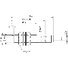 DPI M12 ANA 0-10V P1-4mm lg65(30.5)mm Laiton / Câble 3m PUR