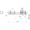 DPI M12 PNP NF P8mm non noyé lg52,2(30)mm Laiton 10-30Vdc / M12 4P