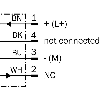 DPI M12 PNP NF P8mm non noyé lg52,2(30)mm Laiton 10-30Vdc / M12 4P