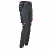 U-Power - Pantalon de travail Femme Slim gris violet WORLD LADY