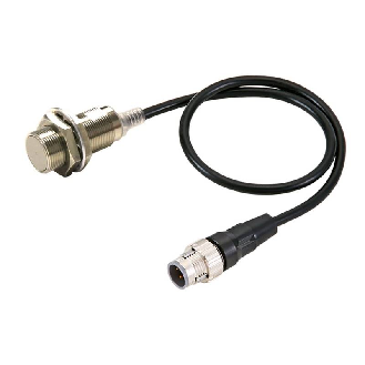 DPI M18 PNP NO+NF P8mm noyé IO-Link COM2 Court Laiton M12 4P+C0.3m-Lire la description