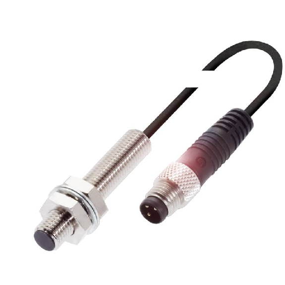 DPI M08 PNP NO P1,5mm noyé lg45mm Inox 10-30Vdc / M08 3P+C0.2m-Lire la description