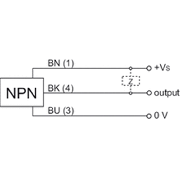 DPI M12 NPN NO P4mm noyé 40mm Laiton 10-30Vdc / Câble 2m PVC-Lire la description
