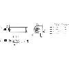 DPM Vérins rainures en C ANA P100mm 4-20mA/0-10V IO-Link M08 4P+C0.3m