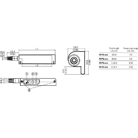 DPM Vérins rainures en C ANA P100mm 4-20mA/0-10V IO-Link M08 4P+C0.3m DPM Vérins rainures en C ANA P100mm 4-20mA/0-10V IO-Link M08 4P+C0.3m-Lire la description