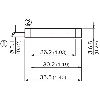 DPI D6,5 PNP NO P4mm non noyé lg35,5mm Inox 10-30Vdc / Câble 2m PVC
