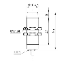 DPI M18 PNP NO P12mm non noyé lg55(40)mm Inox WD / Câble 2m PVC