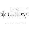 DPC M18 NPN NO P8mm non noyé lg88,5(39)mm PBT / M12 4P