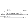 DPI M12 NPN NF P4mm noyé lg50(35)mm Laiton 10-30Vdc / M12 4P