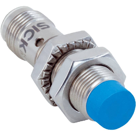 DPI M12 PNP NO+NF P4mm noyé IO-Link 34(30)mm Inox V2A +100 °C M12 4P-Lire la description