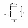 DPI M30 ANA 1-9Vdc P5-10mm noyé lg60mm 15-30Vdc / Câble 5m