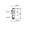DPI M08 NPN NO P2mm noyé lg36(24)mm 10-30Vdc / M08 3P