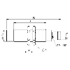 DPI M18 NPN NF P16mm non noyé 80(48)mm Laiton 10-30Vdc / M12 4P