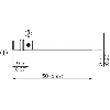 DPI D6,5 PNP NF P2mm noyé lg50mm Inox 10-30Vdc / M08 3P