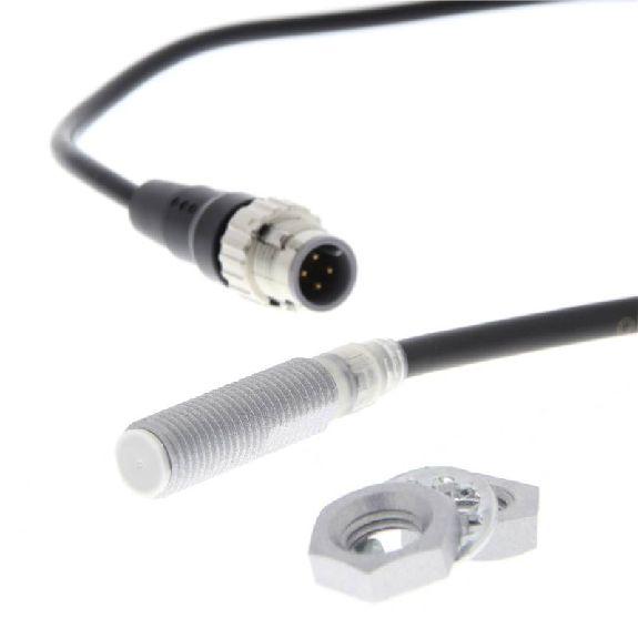 DPI M08 2 fils DC NF P3mm Noyé Laiton / M12 4P+C0.3m-Leggi tutto