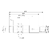 DPI M18 PNP NO+NF P8mm non noyé lg83(40)mm Inox 10-30Vdc / M12 4P