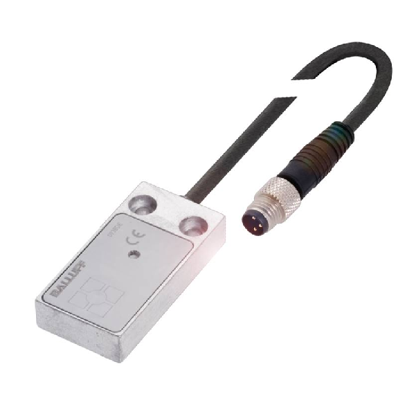 DPI Rect. PNP NO P5mm noyé 25x50x10mm Alu 10-30Vdc / M08 3P+C0.2m-Lire la description