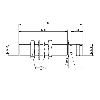 DPI M12 NPN NO P4mm noyé lg65(49.5)mm Laiton 10-30Vdc IP68 / M12 4P