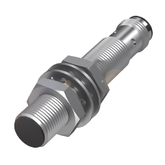 DPI M12 NPN NO P4mm noyé lg65(49.5)mm Laiton 10-30Vdc IP68 / M12 4P-Lire la description