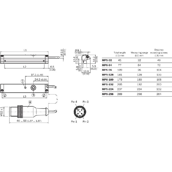 DPM Vérins rainures en T ANA P64mm IO-Link / C0.3m+M12 4P DPM Vérins rainures en T ANA P64mm IO-Link / C0.3m+M12 4P-Lire la description