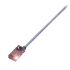 DPI Rect. PNP NO P1,5mm noyé 16x8x4,7mm Plast. Câble 2m PVC