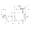 DPI Rect. PNP NO+NF P50mm noyé 80x40x120mm 10-36Vdc / M12 4P