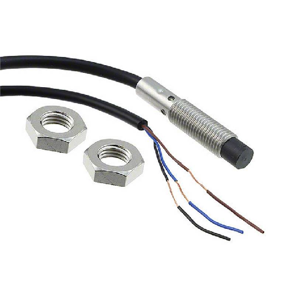DPI M08 NPN NO P2mm non noyé lg42(21)mm Inox / Câble 2m-Lire la description
