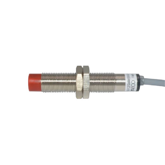 DPI M12 PNP NO+NF P4mm non noyé lg67.5(42)mm Laiton / Câble 2m PVC-Lire la description