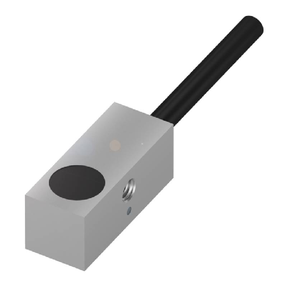 DPI Rect. PNP NF P2mm noyé 8x8x20mm Laiton 10-30Vdc / Câble 2m PUR-Lire la description